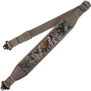 Two Point Gun Sling with Swivels,Durable Shoulder Padded Strap,Length Adjuster