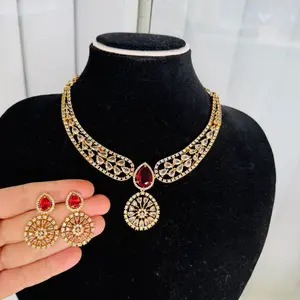 Ad Necklace with earrings