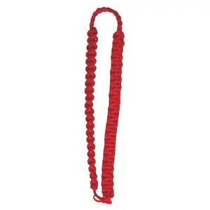 RED # 2723 SHOULDER CORD - PRIVATE PRADE, BANDS, ARMY, SCOUTS, POLICE, VOLUNTEERS, UNIFORM ACCESSRIES