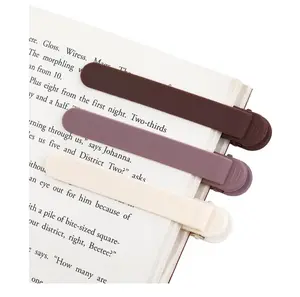 3Pcs Bookmark Book Marks, Silicone Book Marks for Reading Women Men Kids Book Lovers, Automatic Book Mark Smart Book Marker Clip Page Holder Reading Accessories School Supplies Gifts for Students