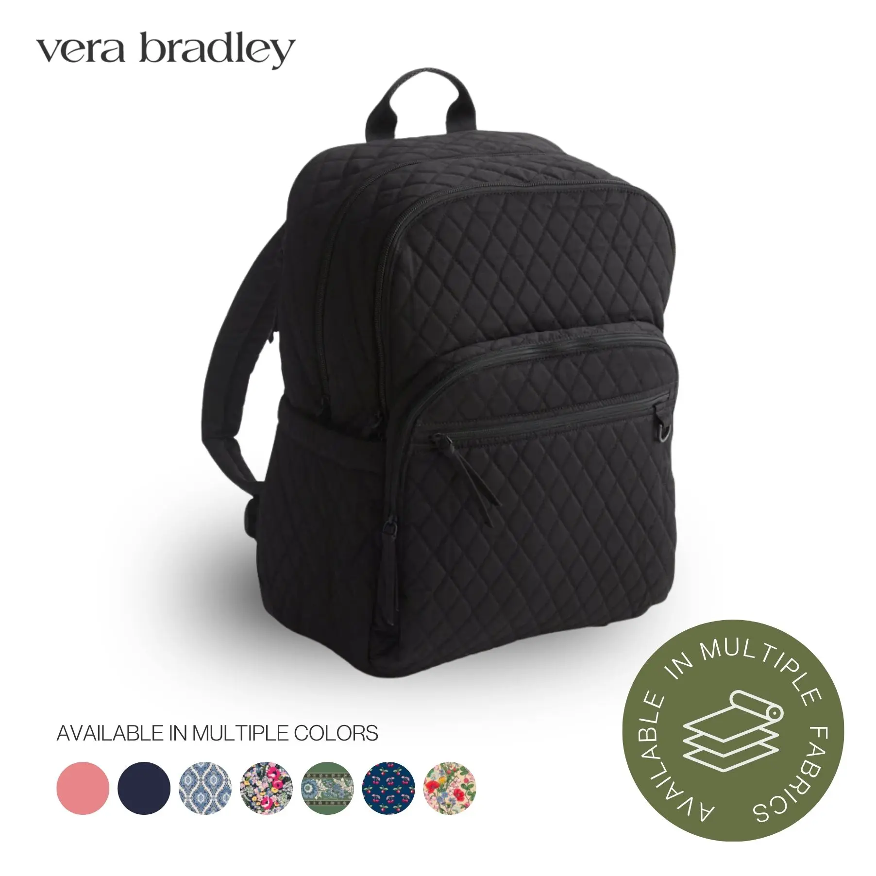 Vera Bradley Large Bancroft Backpack | Multiple Fabrics, Colors & Patterns | 15" Laptop Travel, School & Work Bag Vera Bradley Large Bancroft Backpack | Multiple Fabrics, Colors & Patterns | 15" Laptop Travel, School & Work Bag