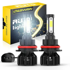 For Chrysler 300 2011-2014 200 2013-2015 9012 LED Headlight Bulbs 6000k kit