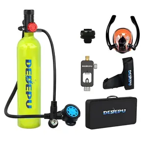 DEDEPU S5000PLUS-A Lightweight 1L Mini Scuba Diving Breathing Air Tank for Leisure Travel
