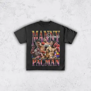 Vintage 90s Manny Pacquiao Tee Shirt Boxing Tee Shirt Homage Retro Classic Graphic Tee Bootleg Bestseller Unisex Sport Sweatshirt Gift