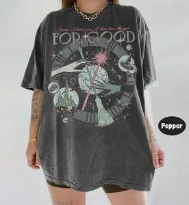 Vintage Change For Good Comfort Colors Shirt, Because I Knew You, I Have Been Changed For Good, Wizard Defying Gravity Tee, Broomstick Magic