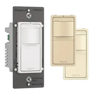Legrand RRW600UTC radiant Occupancy Sensor Switch, 600W, Single-Pole/3-Way, PIR, Indoor