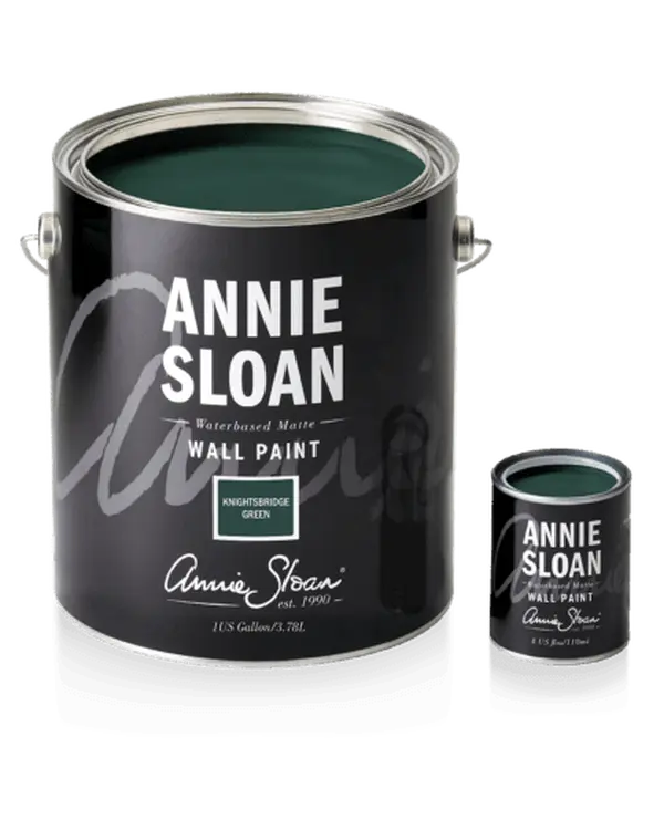 Knightsbridge Green Annie Sloan Wall Paint Sample Pot