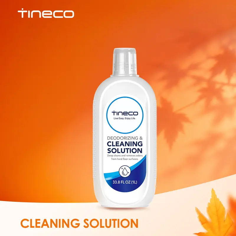 TINECO Multi-Surface Cleaning Solution for FLOOR 1 S5/S3 & IFLOOR3/2/Series, 33.8 fl oz (1L) Super Concentrated Liquid, Steam Cleaner Accessory for Hard Surfaces, Eco-Friendly for Everyday Messes & Grime Removal