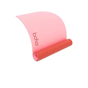 Bala Deco Mat – 5mm Thick Yoga Mat for Home & Studio, Non-Slip, Waterproof, Antimicrobial, FSC-Certified Rubber Yoga Mat For Exercise Yoga Mat For Pilates