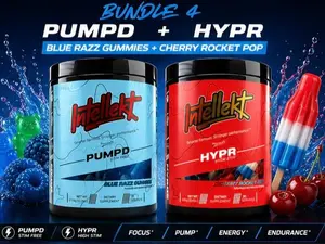 HYPR & PUMPD Performance Stack | High-Stim & Stim-Free Pre Workout Powder Bundle