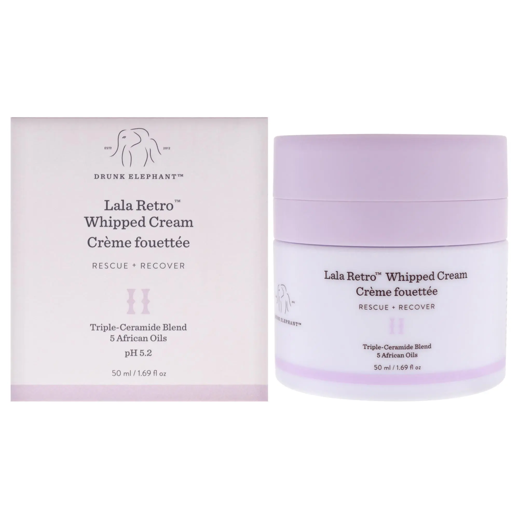 Lala Retro Whipped Cream by Drunk Elephant for Women - 1.69 oz Cream