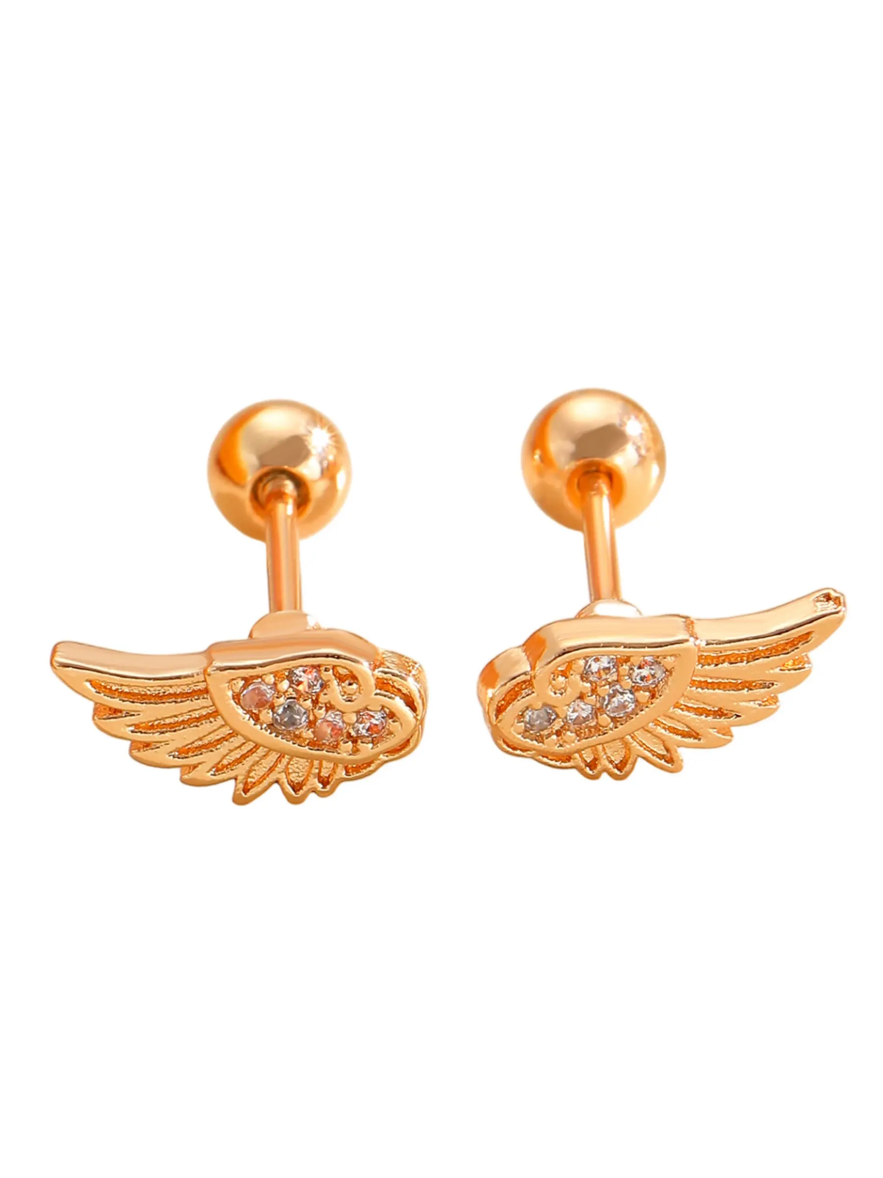 Angel Wing Stud Earrings, Sweet Cool Ethnic Style, Casual All-Season Jewelry, Perfect Gift for Her, Couple and Friend Gifts, High Quality Earrings, Earrings Studs
