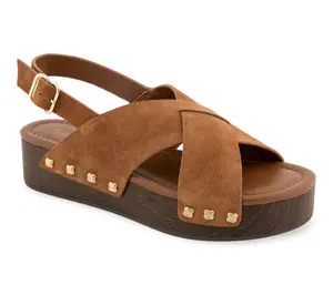 Splendid Quintana Wood Suede Sandal