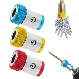 Magnetic Screw Ring Pro, 1/4" Removable Strong Magnet Holder for Hex Shank Screwdrivers and Drill Bits - Festive Holiday Gift for Tool Lovers, Hex Shank Screwdriver