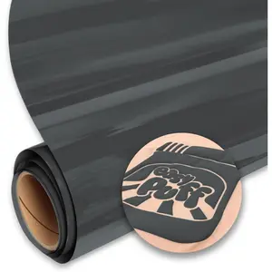 Easy Puff HTV 12''x1yd -  Puffy Heat Transfer Vinyl (Black)