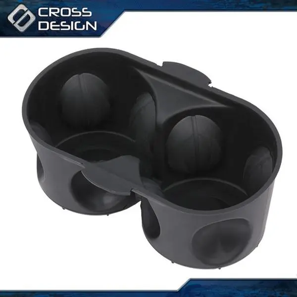 CROSSDESIGN Premium Plastic Car Center Console Organizer - Automotive Cup Holders, Cup Holder Insert, Storage Organizers Fit for Dodge 2011-2020 Grand Caravan, 2011-2016 Chrysler Town & Country, Car Cup Holder Insert