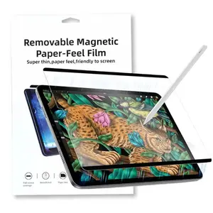 Magnetic Protective Screen Protector, Paper-like Screen Protector, Detachable & Reusable Matte Film for iPad Pro, Air, Mini, Tablet Accessories