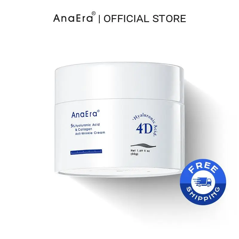 AnaEra Collagen Rose Cream | Collagen, Triple-Peptides, Hyaluronic Acid | Soft, Smooth, Radiant | Skin Moisturizing Skin Care Daily Moisturizer (50g 1.69 fl. oz.),  Summervibes