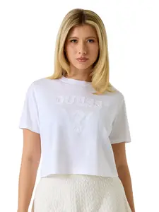 GUESS Female Boxy logo t-shirt