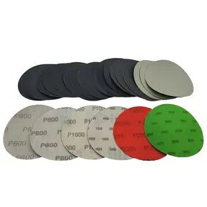 24pcs 125mm Wet/dry Sanding Discs Set, Grit 600-3000, Hook Loop Flocking Tracing Pad, for Grinder and Polishing Machine, Tool Accessories