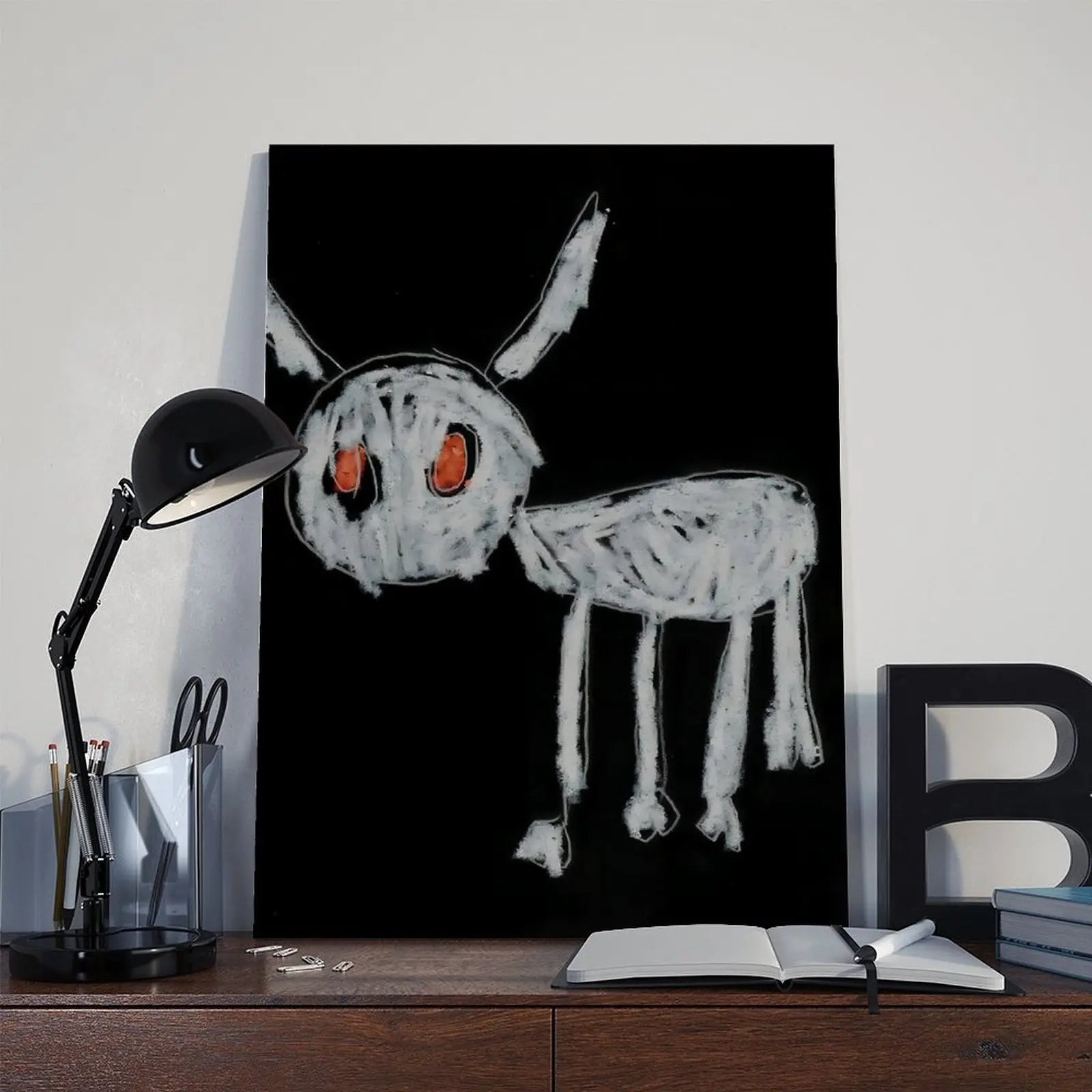 Drake For All The Dogs New Music   Poster - Lightweight Minimalist Art Print,  -Friendly Retro Artistic Bedroom  ation, Home   Gift