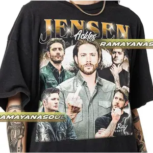 Jensen Ackles T-Shirt, Dean Winchester T Shirt, Supernatural Movie Shirt, Unisex Tshirt, Best Gift For Her Tees