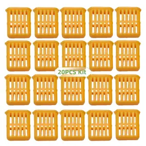 20PCS Bee Queen Cages ，Bee Transport Cages，Queen Bee Cage Detachable Design， Queen Bee Cages Beekeeper Equipment Tool， Beekeeping Supplies