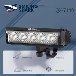 Smilingshark QX-7140 High-Brightness Bicycle Light - Large Floodlight, Wide-Angle Illumination, Battery Indicator, Sports & Outdoor Leisure Cycling Safety Equipment