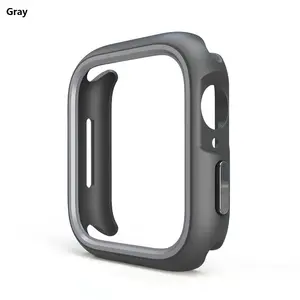 Two-Tone Rugged TPU Case for Apple Watch, Advanced Air Cushion Shockproof Corner Bumper for Ultra 3/2/1 & S11/10/9/8/7/6/5, Easy Clip-On Design, Watch Protector .Compatible with 42/44/45/46/49mm. 【Watch Not Included】