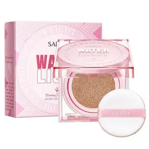 SADOER Mask Fit All Cover Pink Cushion Foundation-24-HOU!Lasting High coverage Matte Finish Concealer KoreanCushion Foundation For