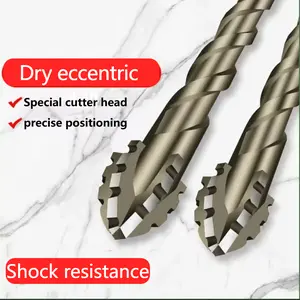 4-pack new upgraded version four-edged serrated eccentric dry full tile ceramic glass marble concrete stainless steel-10