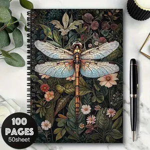 Colorful Butterfly Notebook Creative Personalized Office Lined Inner Pages Handwriting Journal, Stylish Stationery for Note-Taking & Planning