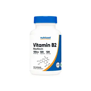 Nutricost Vitamin B2 (Riboflavin) Capsules