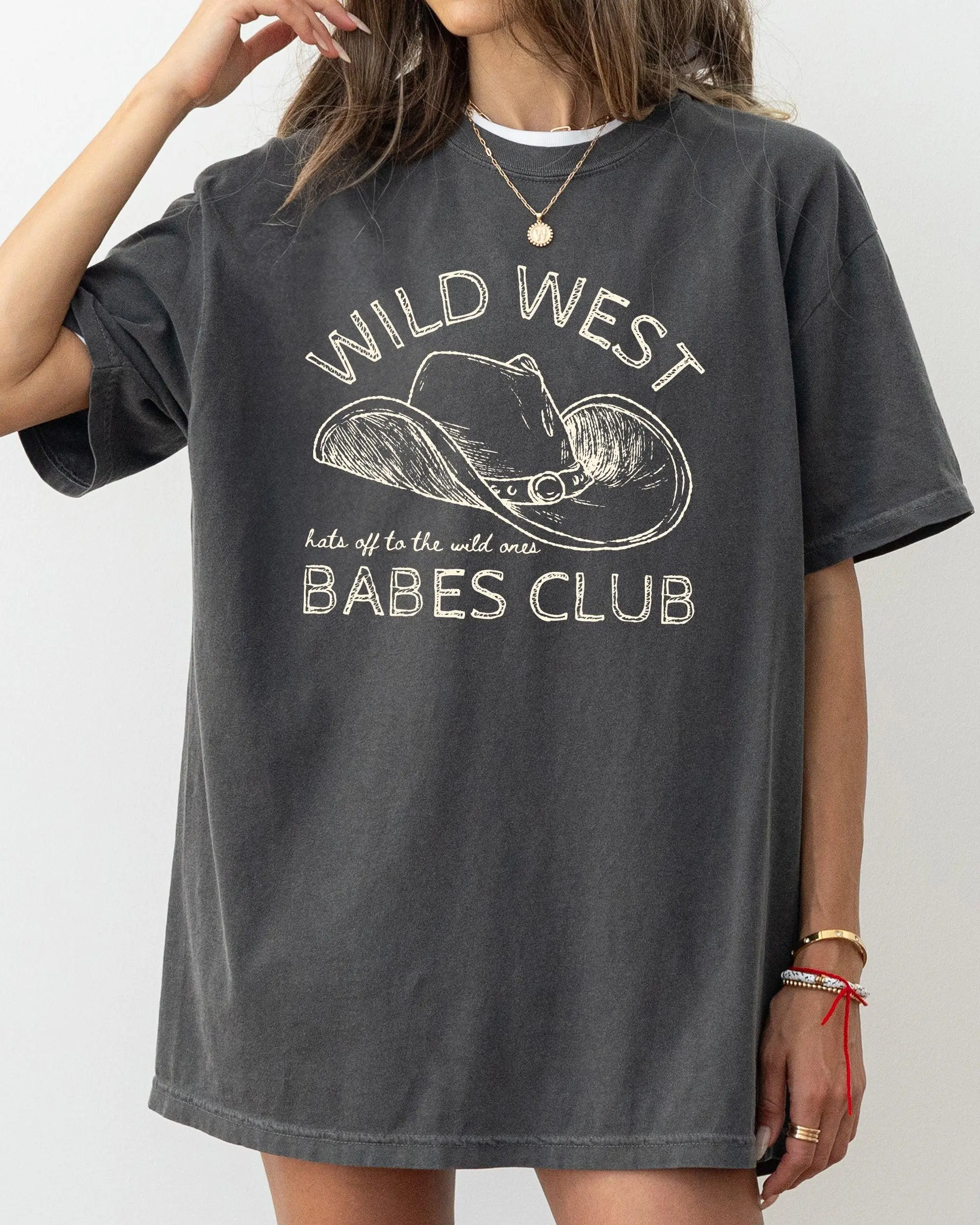 Wild West Babes Club, Cowboys, Cowgirls, Country, Western Shirt, Women's Comfort Color Tee, Tshirt