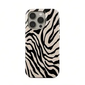 Zebra Print TPU Casing - Bold Black and White Stripes, Protective Phone Accessory for iPhone 11/12/13/14/15/16/17, Stylish Mobile Phone Protector, Ideal Gift for Friends