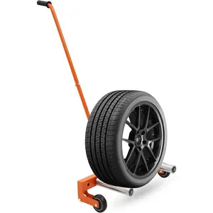 Heavy Duty Tire Dolly, Adjustable Rolling Tire Wheel Dolly with 360° Rotatable Wheels & 350 Lbs Capacity, Tire Lifting Tool for Changing Tires, Workshop Auto Repair Shop Garage