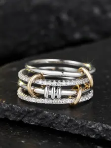 Fashionable Multi-Layer Stacking Rings for Men & Women, Elegant Engagement Ring, Stackable Daily Wear Jewelry, Perfect Birthday Anniversary Gift for Her & Him