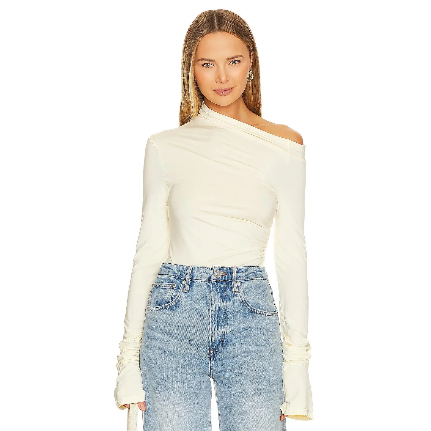 SNDYS Nyah Bodysuit in Cream
