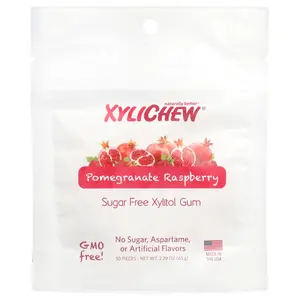 XyliDENT Xylichew®, Pomegranate Raspberry, 50 Pieces, 2.29 oz (65 g)