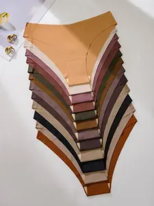 Women's Solid Color Brief, Soft Comfy Breathable Panties for Daily Wear, Women's Underwear for Summer, Soft Fit Panty