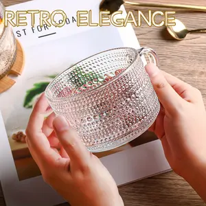 4pcs Sunflower Glass Coffee Cup, 14oz Large Capacity Glass With Bamboo Open Lid, Can Be Used For Latte, Tea, Yogurt, Milk, Oatmeal, Desserts, Juices, Best Choice For Valentine'S Day Gifts For Ladies And Wife!