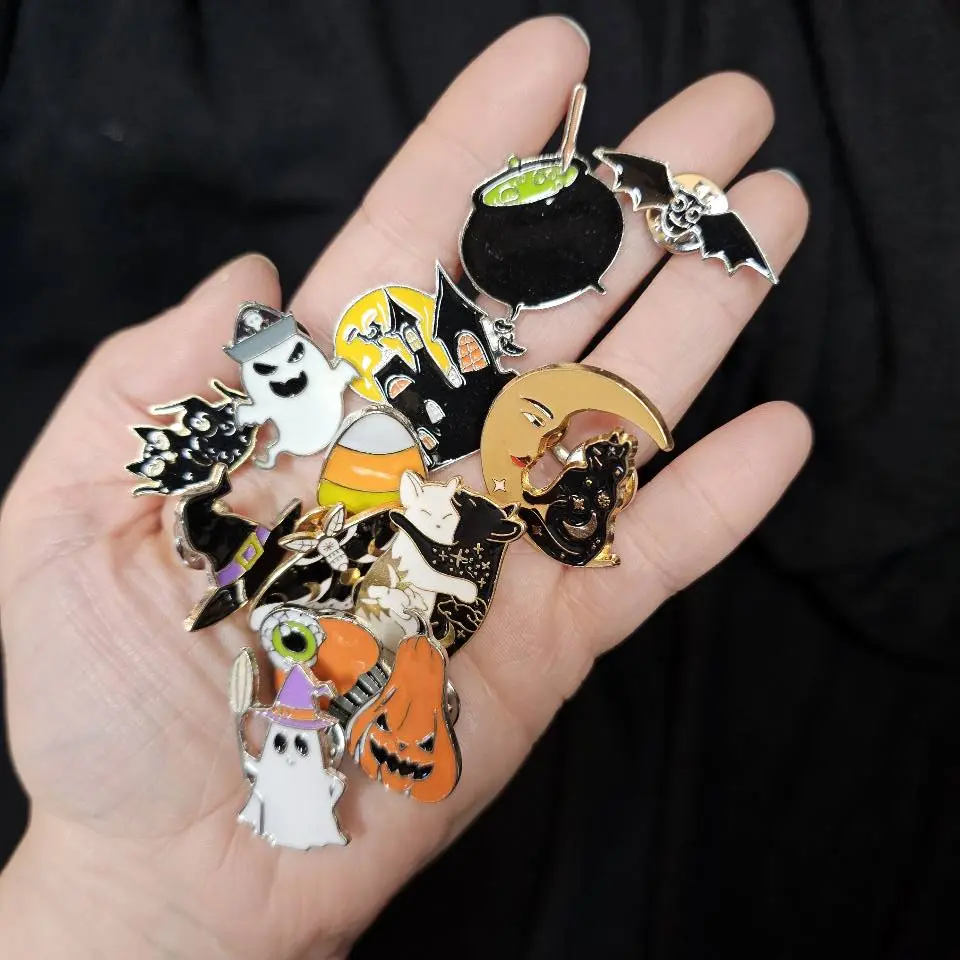 Spooky Halloween Pin Set (2-Count)