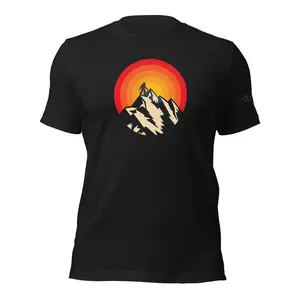 Mountian climbing Unisex t-shirt Cotton Fabric