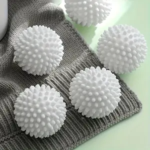 Reusable Laundry Balls Set (4 Pieces), Remove Lint, Soften Clothes, Prevent Knots, Reduce Wrinkles, Washing Machine Use, Laundry Products, Various Laundry Needs, Laundry Accessories