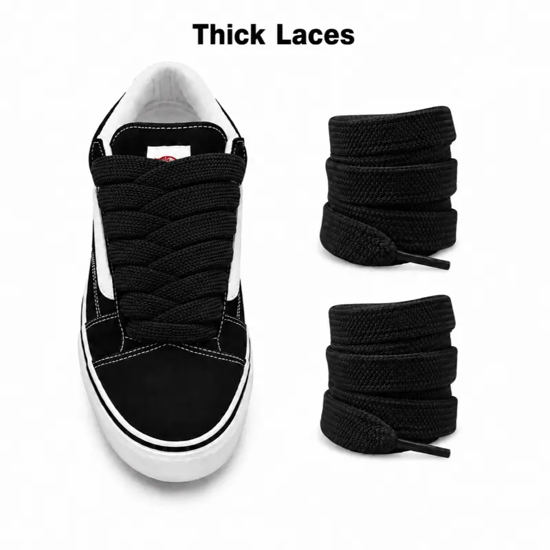 Thick Show Laces Trendy Shoe Laces Chunky Shoe Laces