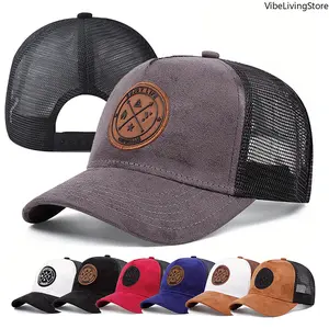 Unisex Summer Mesh Trucker Cap for Men Women, ENJOY LIFE Letter Patch Snapback Hat, Breathable Casual Street Hip Hop Baseball Cap