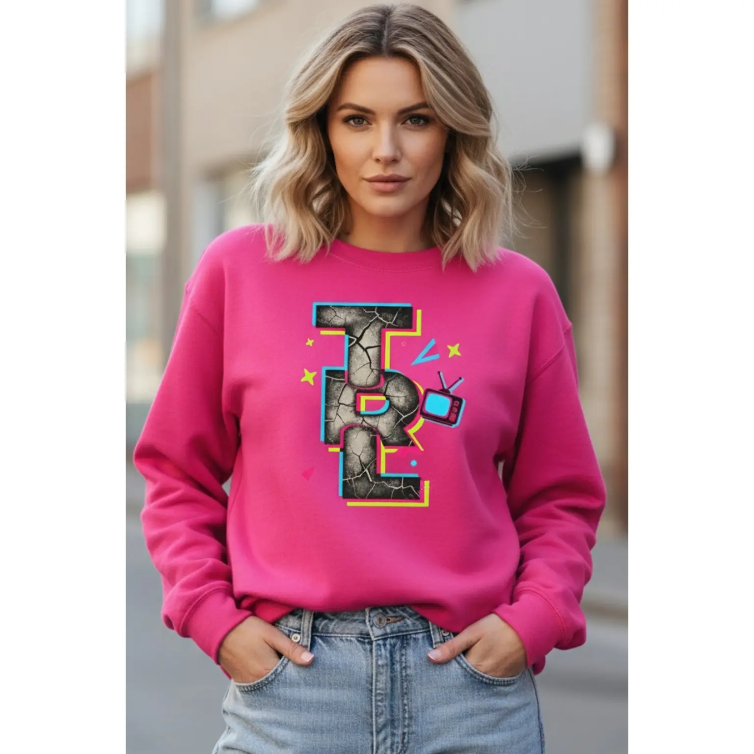 TRL Total Request Live MTV 90s 2000s Nostalgia Vintage Sweatshirt, Crewneck Jumper, Unisex Pullover, Retro Graphic Print, Pop Culture Gift