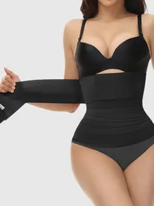 1 Count Women's Adjustable Waist Tummy Control Compression Shapewear Belts, Tummy Control Clothes, Wrap Stretchy Girdle, Comfortable Supportive Waist Trainer, Waist Cincher, Perfect for Fitness Activities & Sport