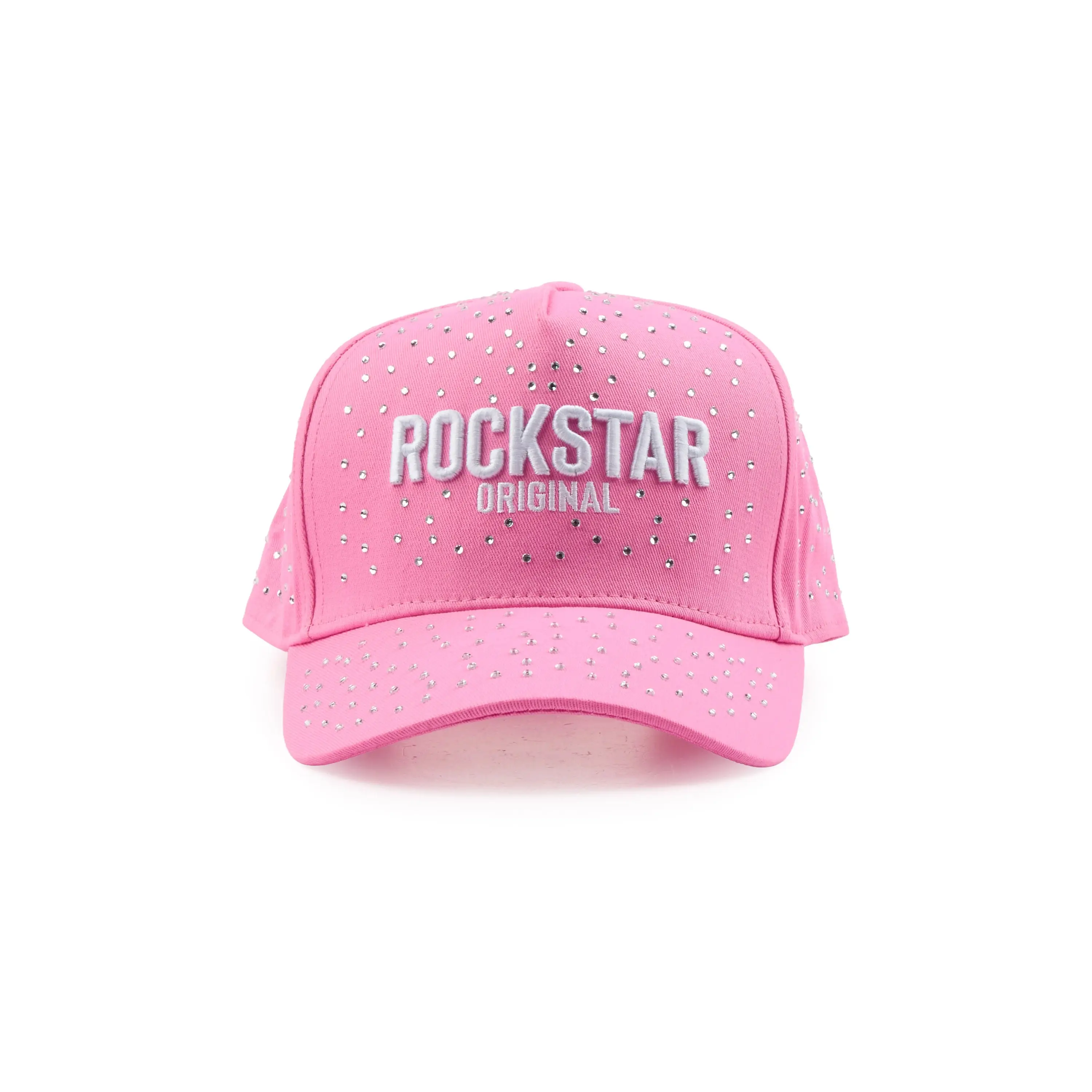 Lovette Pink Rhinestone Trucker Hat