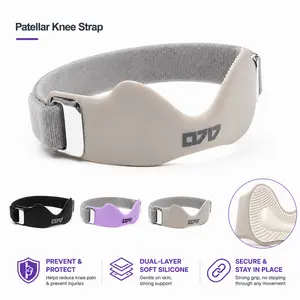 Patellar Tendon Knee Strap, Adjustable Knee Support Brace for Running, Sports & Daily Use (2 Pack)